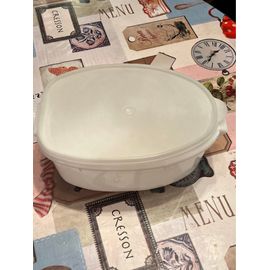 Boîte À Poulet Vintage Tupperware Blanc