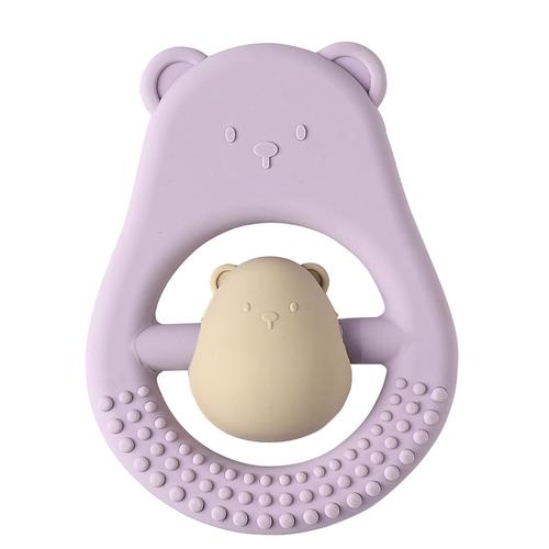 Anneau De Dentition En Silicone Maman Et Bébé Lilas - Nattou