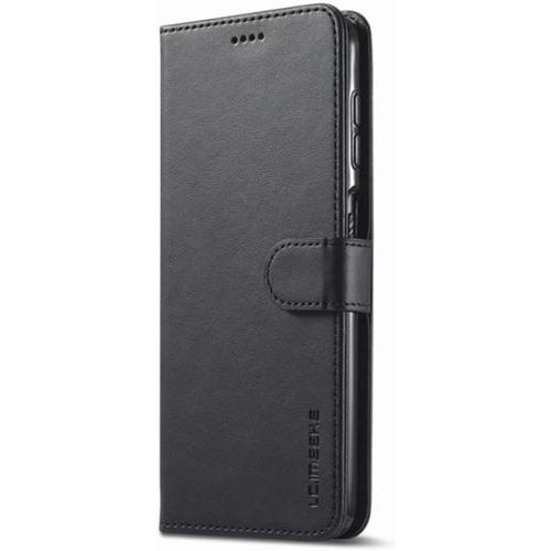 Etui Portefeuille Pour Samsung Galaxy A53 5g Etui De Protection En Cuir Pu Premium Avec Porte Cartes Blocage Rfid Noir