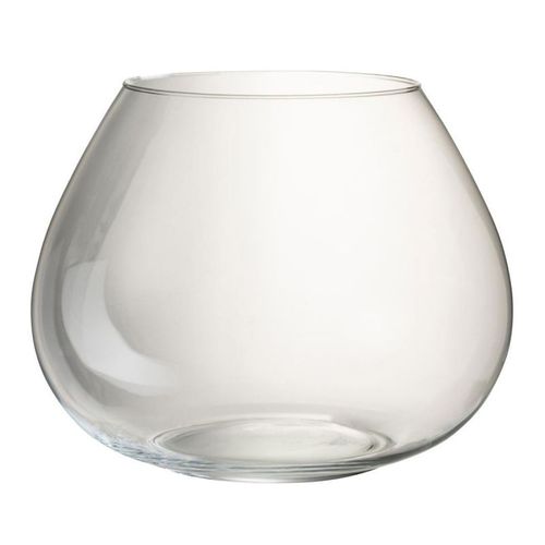 Vase Design en Verre "Fie" 38cm Transparent