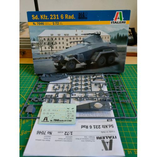 Maquette Char Italeri 1/72 : Sd.Kfz 231 6 Rad-Italeri