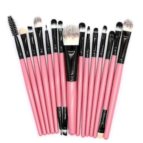 "Ensemble De Pinceaux De Maquillage Professionnels, 15 Pi¿¿Ces, Pour Fond De Teint, Poudre, Fard ¿¿ Paupi¿¿Res, Sourcils, Eyeliner" 