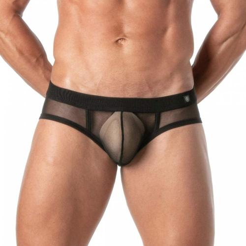 Slip Sexy Slip Mesh Noir Tof Paris