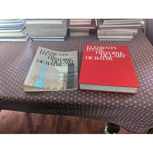Jean Baptiste Ache. Eléments D(')Une Histoire De L(')Art De Bâtir. Editions Du Moniteur Des Travaux Publics 1970