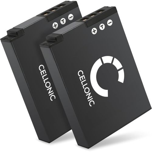 Batterie pour Caméra, Compatible avec Nikon EN-EL12, Coolpix S6200, S9500, S9100 (3.7V, 1100mAh) 2 Pièces