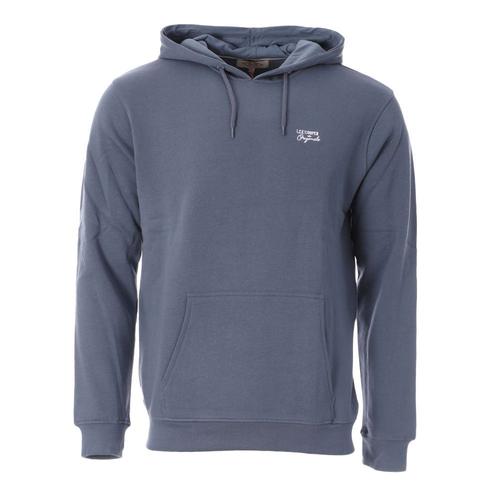 Sweat À Capuche Bleu Homme Lee Cooper Odalo