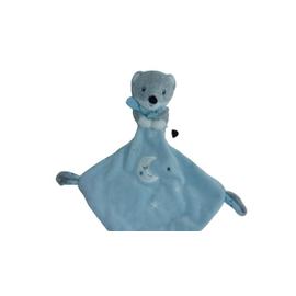 Doudou Musical Renard gris bleu Pommette Intermarché 28 cm chez