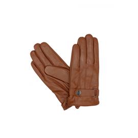 Isotoner gants homme cuir marron compatibles écrans tactiles