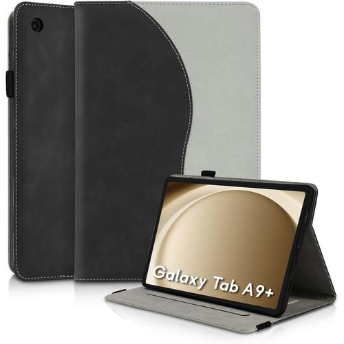 Coque Pour Galaxy Tab A9+/A9 Plus 11 Pouces 2023 Sm-X210/X215/X216 Étui En Cuir Pu À Rabat Avec Support Fonction Housse De Protection Ultra Fin Avec Porte-Pencil Samsung Tab A9+ Plus Noir