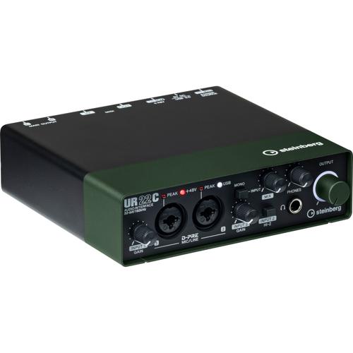 Steinberg UR22C interface audio USB 3 - vert