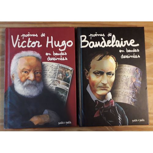 Lot "Poèmes En Bandes Dessinées" : Baudelaire + Victor Hugo