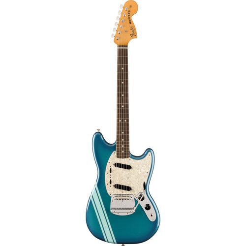 Fender Vintera Ii 70s Mustang Rw Competition Burgundy Guitare Électrique Avec Housse Deluxe