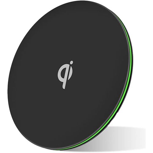 Chargeur Sans Fil Pour Téléphone Portable 15w Chargeur Qi- Station De Recharge Compatible Avec Samsung Et Iphone - Les Chargeurs Également Compatible Avec Airpods Et Galaxy Buds - Noir