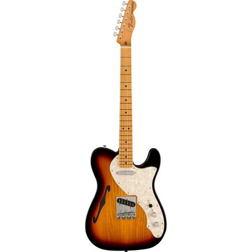 Fender Vintera Ii 60s Telecaster Thinline Mn 3-Color Sunburst Guitare Électrique Avec Housse