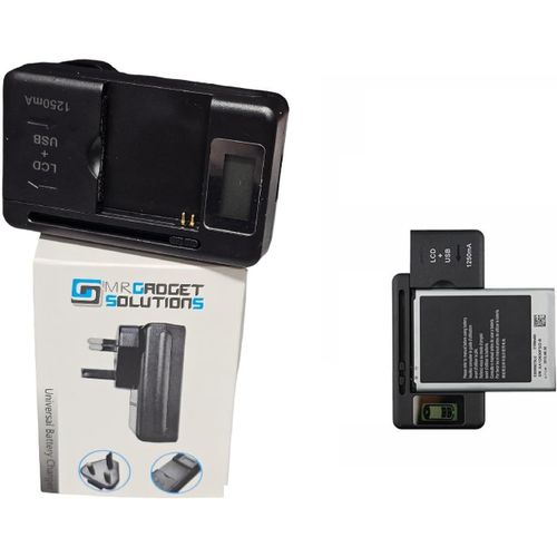 Chargeur Externe Universel Pour Batterie De Téléphone/Appareil Photo Et Port Usb