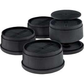 Rehausseur Pieds De Lit Rehausseurs Meuble Rehausseur De Lit Rehausseur De Pied, Augmenter Hauteur De 4cm Ou 8cm (4 Pac, Noir)