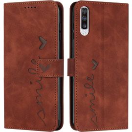 Coque Pour Samsung Galaxy A50/ A30s / A50s, Étui Housse En Cuir Pu Samsung A50/A30s/A50s, Magnetique Flip [Pochette De Portefeuille], Etui De Protection Pour Samsung A50 / A30s / A50s (#Marron)
