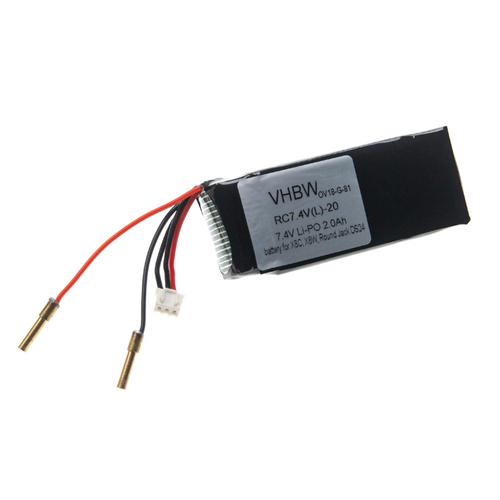 Vhbw Batterie Compatible Avec Syma X8w Drone (2000mah, 7,4v, Li-Polymère)-Vhbw