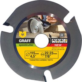 Speedcutter Disque Bois Meuleuse 115 mm - Disque a Tronconner le Bois - Disque à Sculpter pour Meuleuse d'Angle