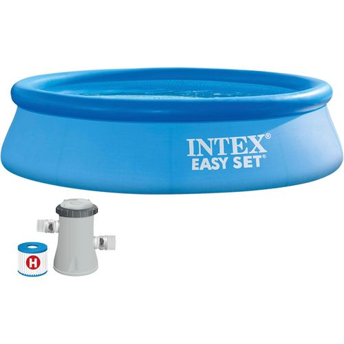 Piscine Intex Easy Set Autoportante Ø3,05m x 0,76m avec Épurateur et Cartouche – Installation Facile, 9m³