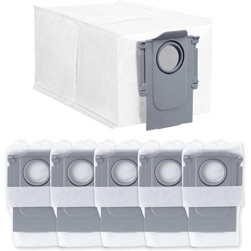 Sac pour roborock Saros 10R, 6 Accessoires pour Aspirateur roborock S8 MaxV Ultra, Qrevo S, Qrevo Curv, Qrevo Edge, Qrevo Pro, Qrevo Master, QV 35A, Qrevo Slim MaxV Plus 2,7L Capacité