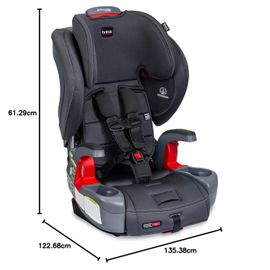 Britax Grow With You Clicktight Harnais 2 Booster, Cool N Dry