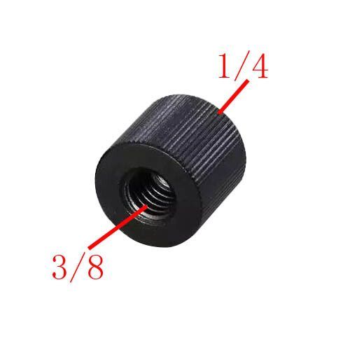 Vis en métal 1/4 femelle à 1/4 femelle ou 1/4 femelle à 3/8 femelle pour trépied,bras magique,appareil photo DSLR,accessoires de Studio de photographie - Type 14 to 38