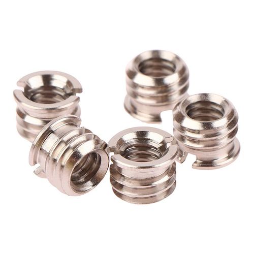 Écrou de vis de caméra 1/4 à 3/8 pouces,5 pièces,vis de conversion,adaptateur Standard,vis à dégagement rapide,vis d'adaptateur de montage sur trépied - Type 5Pcs #B