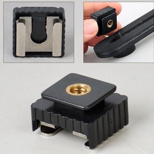 Adaptateur de chaussure chaude froide SC-6 SC6,1 pièce,montage Standard,chaussure chaude à filetage 1/4 pour trépied Flash Speedlite,accessoires de Studio Photo
