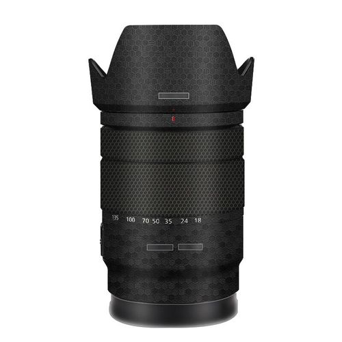 Film de protection pour objectif E18-135 Sony E 18-135mm f3.5-5.6 OSS SEL18135 Autocollant de protection d'objectif 18135 - Type Comb Black