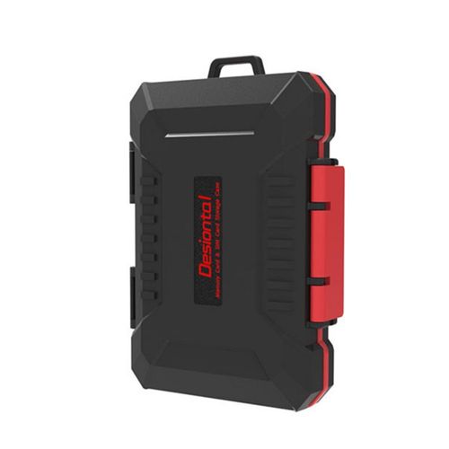 Caméra boîte de carte SD support Microsd stockage étanche Anti-choc étuis de cartes mémoire pour SD TF CF carte SIM accessoires de photographie - Type Black