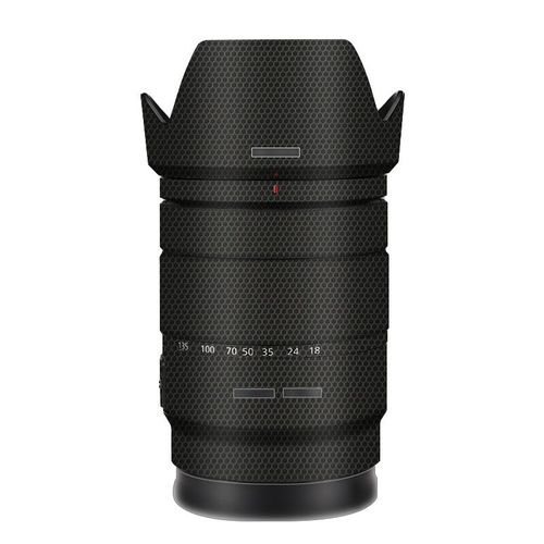 Film de protection pour objectif E18-135 Sony E 18-135mm f3.5-5.6 OSS SEL18135 Autocollant de protection d'objectif 18135 - Type Matrix Black
