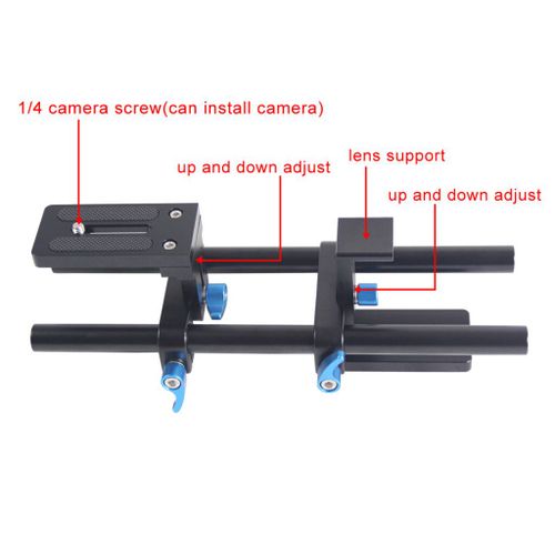 Support de Base de montage de pince de Rail de tige de 15mm pour appareil photo reflex numérique Panasonic Fujifilm,Cage de caméscope,plate-forme,système de mise au point de suivi,Sup - Type Type A