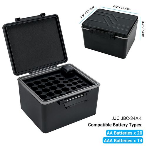Boîtier De Batterie Multi-Fentes Pour Piles 18650/Aa/Aaa,Boîtier Étanche 18650,Boîte De Rangement,Support De Conteneur Avec Testeur Aa Aaa - Type For Aa Aaa Batteries