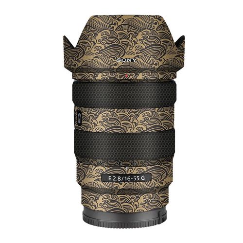 Autocollants d'objectif pour Sony E 16-55mm F2.8 G SEL1655G,autocollant de corps d'objectif d'appareil photo,film de protection rond,peau de décalcomanie en vinyle - Type G