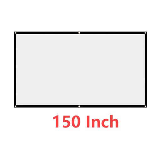 Serviette en tissu pour écran de budgétaire,écran HD 4K,toile haute densité pour budgétaire,maison,16:9,60 pouces,72 pouces,84 pouces,100 pouces,120 pouces,150 pouces - Type 150 pouce