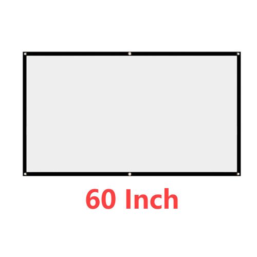 Serviette en tissu pour écran de budgétaire,écran HD 4K,toile haute densité pour budgétaire,maison,16:9,60 pouces,72 pouces,84 pouces,100 pouces,120 pouces,150 pouces - Type 60 pouces