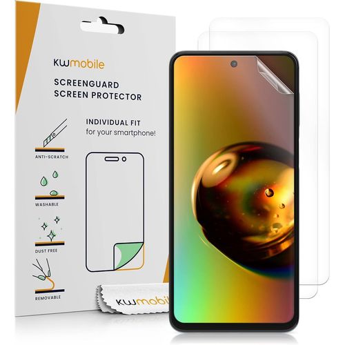 Kal-Film Protection Écran Téléphone Compatible Avec Xiaomi Redmi Note 9s / 9 Pro / 9 Pro Max - Set 3x Film Transparent En Plastique