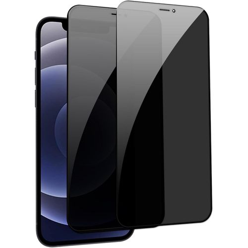Kal-¿2 Pièces¿ Verre Trempé Protection D'écran Anti-Espion Pour Iphone 12 Pro Max,Protection Écran De Confidentialité Film Privacy Screen Protector