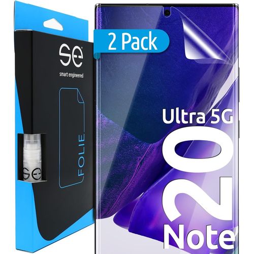 Kal-2x Se® Film De Protection 3d Transparent Pour Samsung Galaxy Note 20 Ultra 5g, Auto-Réparateur, Compatible Empreinte & Faceid, Installation Sans Bulles, Résistant Aux Chocs Et Rayures, Allemagne