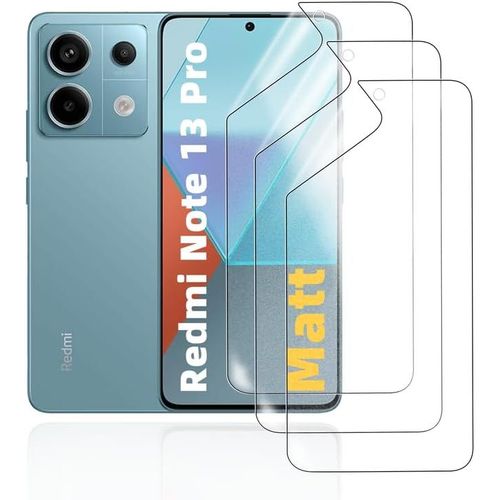 Kal-Mat Film Hydrogel Pour Xiaomi Redmi Note 3 Pro 3 Pièces Tpu Film Protection Écran Matte Flexible Film De Protection D'écran Antireflets Anti-Traces