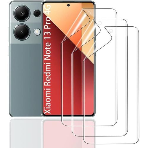 Kal-Film De Protection D'écran Hydrogel Pour Xiaomi Redmi Note 3 Pro 4g 3 Pièces Tpu Souple Transparent Hd Anti-Bulles Anti-Rayures Anti-Traces De Doigts Auto-Réparatrice