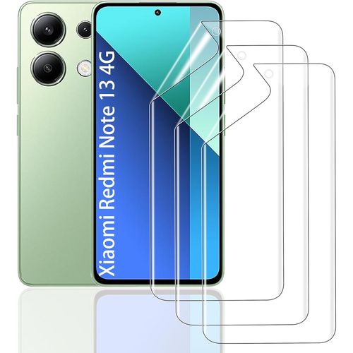 Kal-Films De Protection D'écran Pour Xiaomi Redmi Note 3 4g 3 Pièces Film Hydrogel Transparent Hd Souple En Tpu Film De Protection D'écran Anti-Rayures Anti-Traces De Doigts Auto-Réparatrice