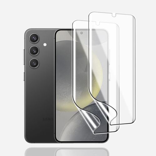 Kal-Film De Protection Hydrogel Pour Samsung Galaxy S24, 2pcs Protection Ecran En Hydrogel Hd Transparent Flexible Tpu Protections D'écran, Film Hydrogel Anti-Rayures