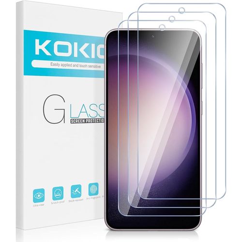 Kal-Lot De 3,Verre Trempé Samsung Galaxy S23 5g 6.1"",Dureté 9h,Protecteur D'écran Uhd 0,33 Mm Pour Samsung Galaxy S23 5g,Résistant À L'usure Et Sans Bulles