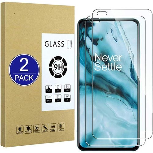 Kal-[2 Pièces Verre Trempé Compatible Avec Oneplus Nord 5g,[Ultra Résistant,Sans Bulles, Facile À Installer] Film Protecteur D'écran Pour Oneplus Nord 5g
