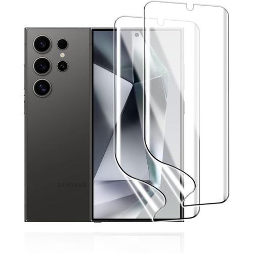 Kal-Film De Protection D'écran Hydrogel Pour Samsung Galaxy S25 Ultra, 2 Pièces Tpu Souple Transparent Hd Anti-Bulles Anti-Rayures Auto-Réparatrice