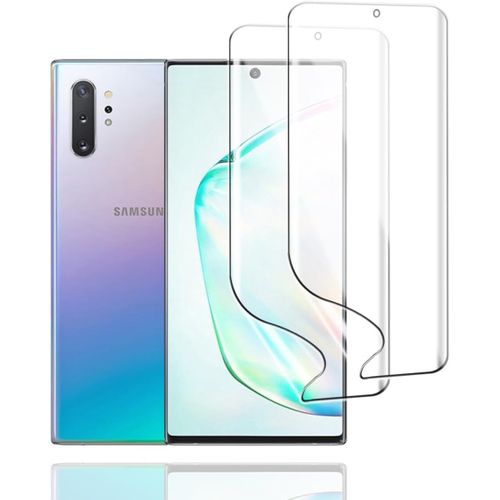 Kal-Film De Protection Hydrogel Pour Samsung Galaxy Note 10 Plus, 2pcs Protection Ecran En Hydrogel Hd Transparent Flexible Tpu Protections D'écran, Film Hydrogel Anti-Rayures