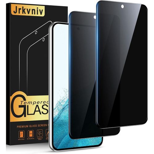 Kal-Verre Trempé Pour Samsung Galaxy S22 Plus/S22+ 5g Anti Espion,Anti Spy Dureté 9h Vitre Film Protection Écran Anti-Rayures Sans Bulles Privacy Confidentialité Transparent Protecteur,2 Pièces