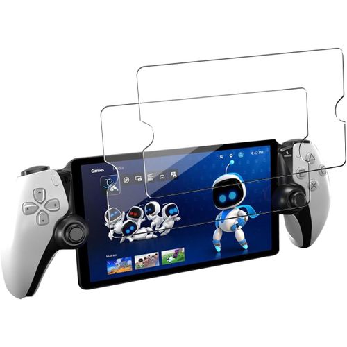 Kal-Verre Trempé Pour Playstation Portal [2 Pièces],9h Dureté/Sans Bulles/Anti Rayures,Film Protection Écran Pour Playstation Portal